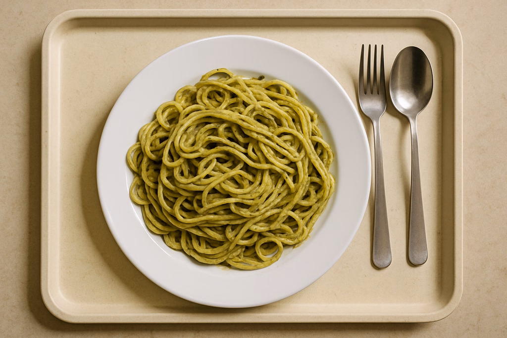 Spaghetti "Pesto" (AI Generated)