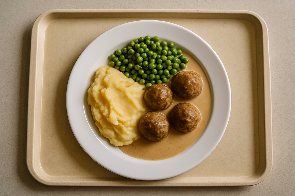 Fleischbällchen mit Rahmsoße (AI Generated)