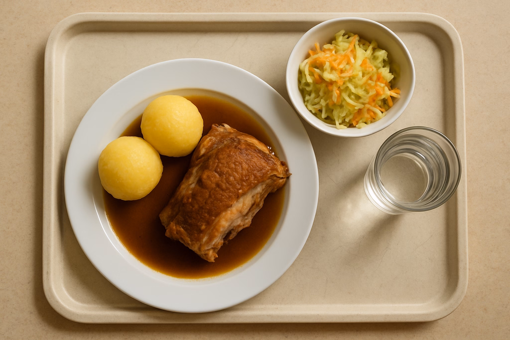 Ofenfrisches Schweineschäufele mit Biersoße (AI Generated)