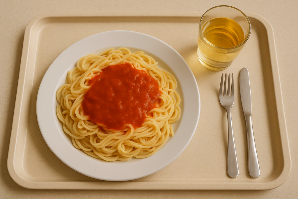 Spaghetti mit Tomatensoße (AI Generated)