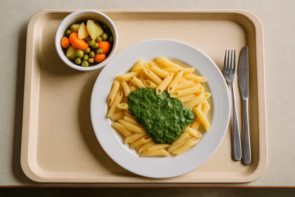 Pasta mit Rucolasoße (AI Generated)