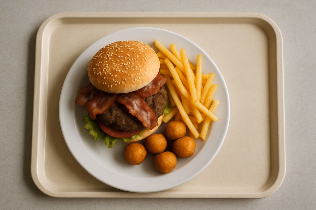 Bacon Burger Royal (AI Generated)