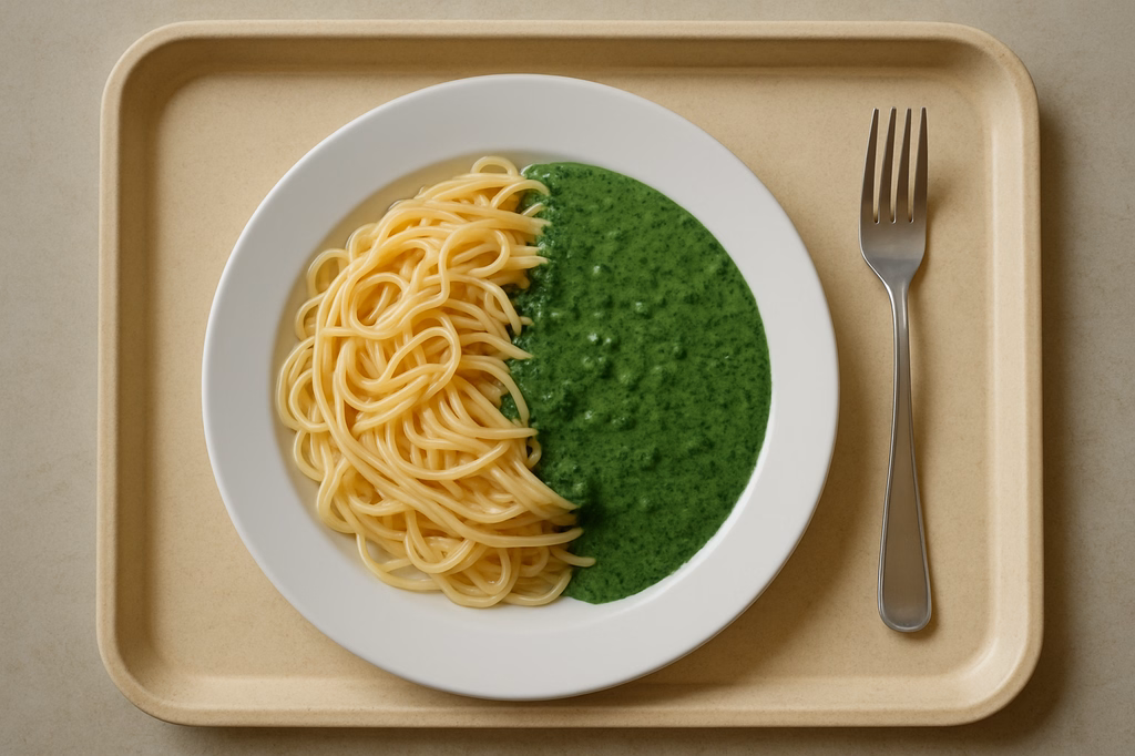 Spaghetti an Bärlauchsoße (AI Generated)