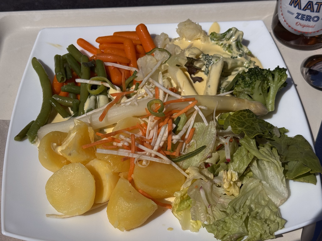 Gemüsevariation mit Hollandaise