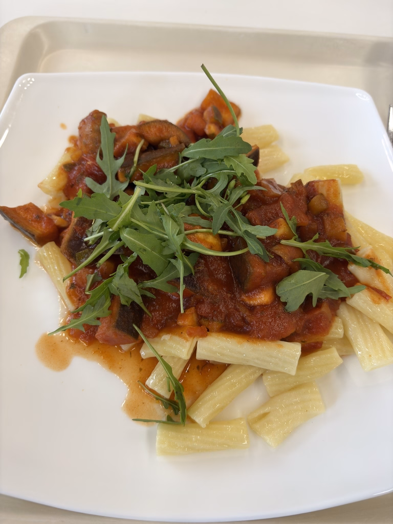 Pennenudeln Ratatouillegemüse