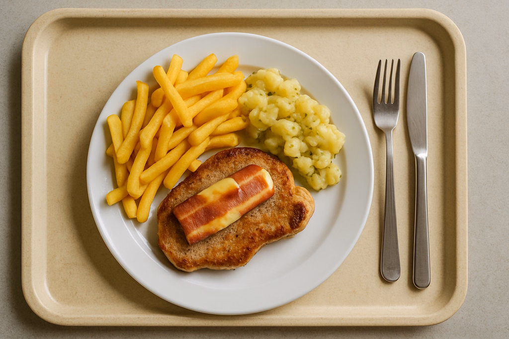 Schweinerückensteak "Berner Art" (AI Generated)