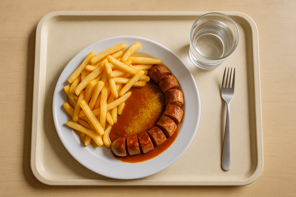 Currywurst vom Grill (AI Generated)