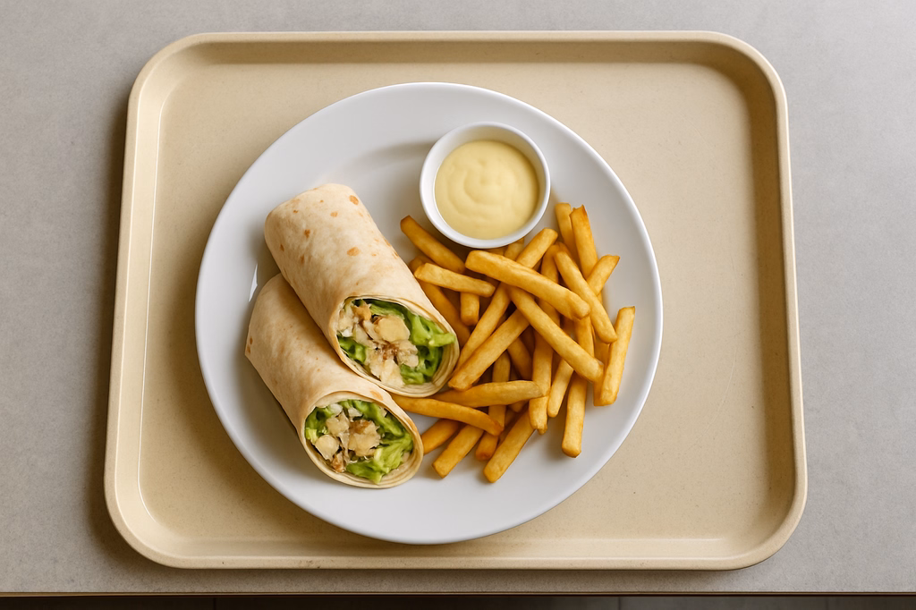 Caesar Chicken Wrap (AI Generated)