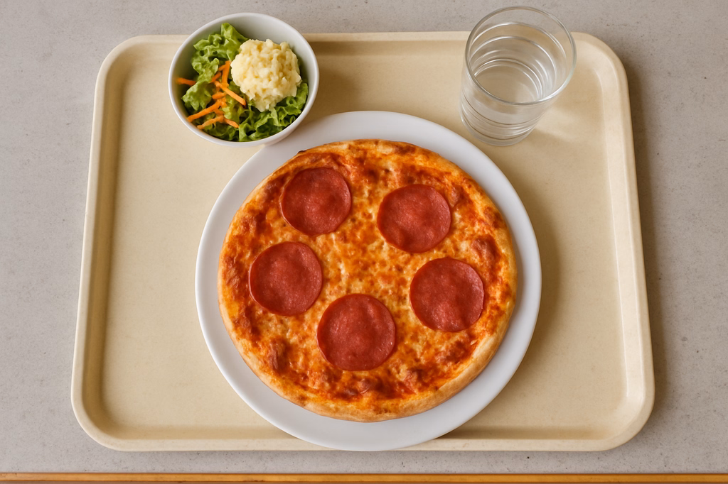 Pizza "Salami" - Blech 26 cm Ø (AI Generated)