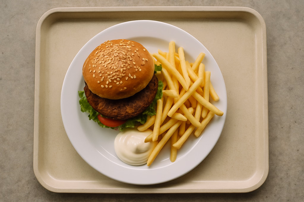 Veganer Burger (AI Generated)