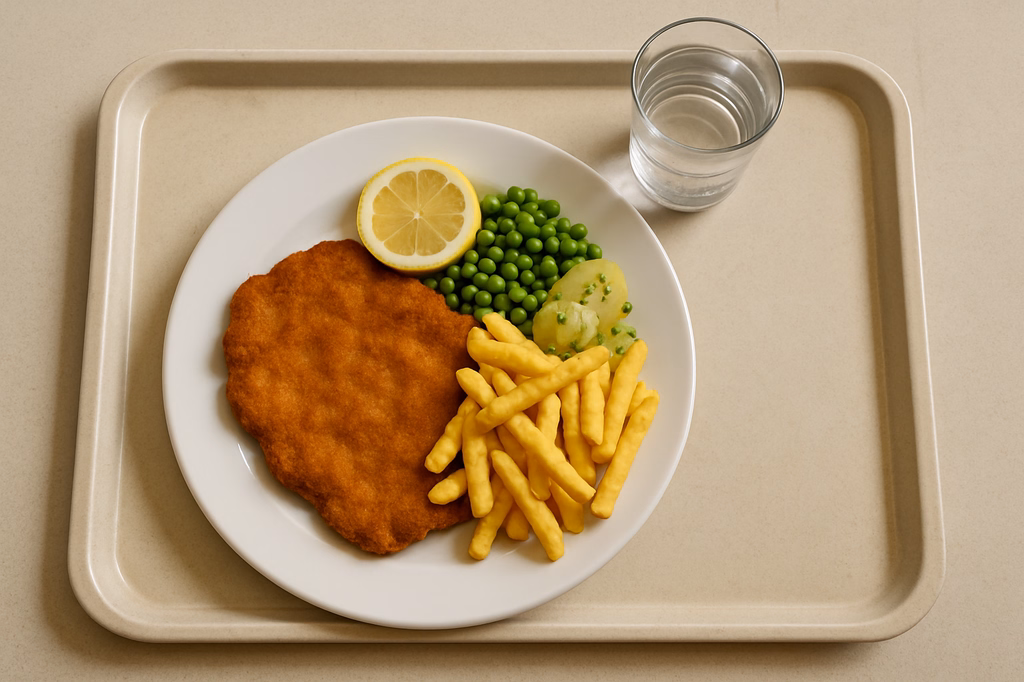 Schnitzel "Wiener Art" vom Schwein (AI Generated)