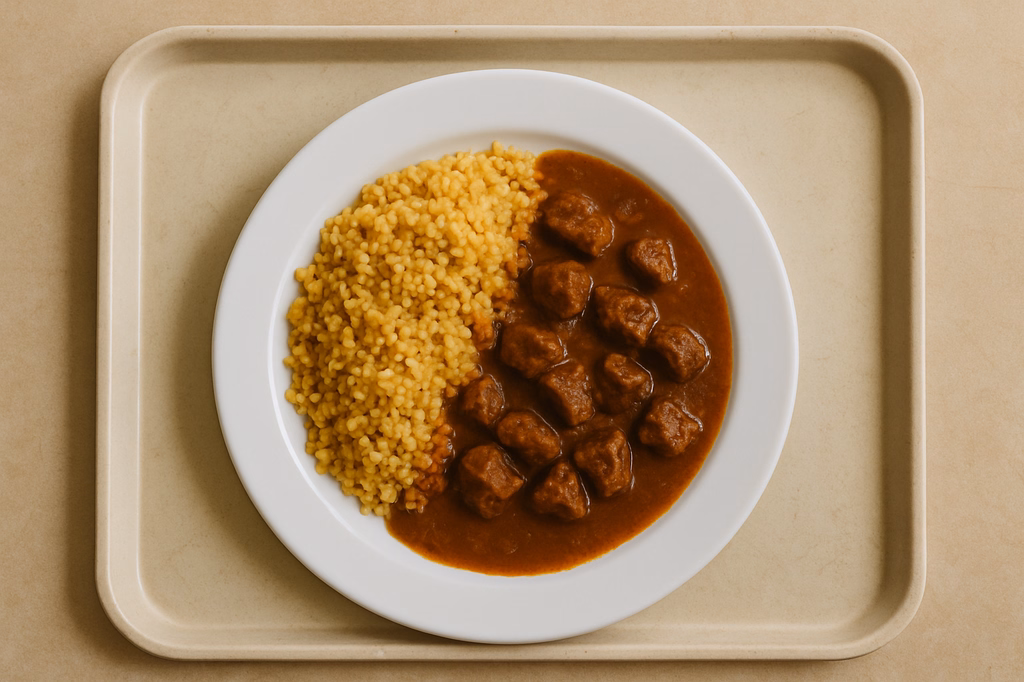 Rindergulasch marrokanisch mit Bulgur (AI Generated)