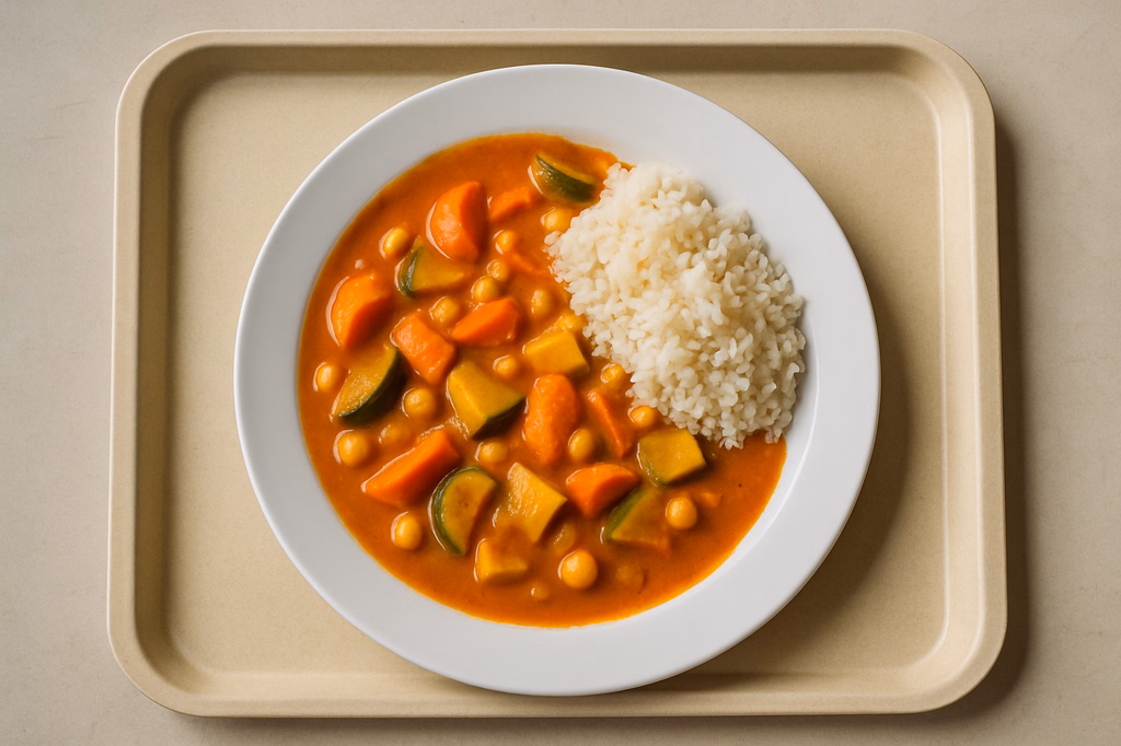 Veganes Red Massaman-Curry (AI Generated)