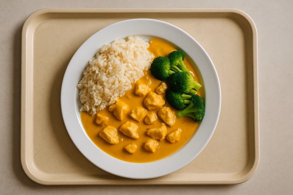 mit Kokos - Curry - Soße "Thai - Style" (AI Generated)