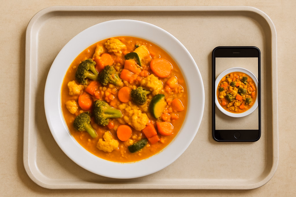 Hot Pot "Tandoori Style" mit viel frischem Gemüse & roten Linsen (AI Generated)