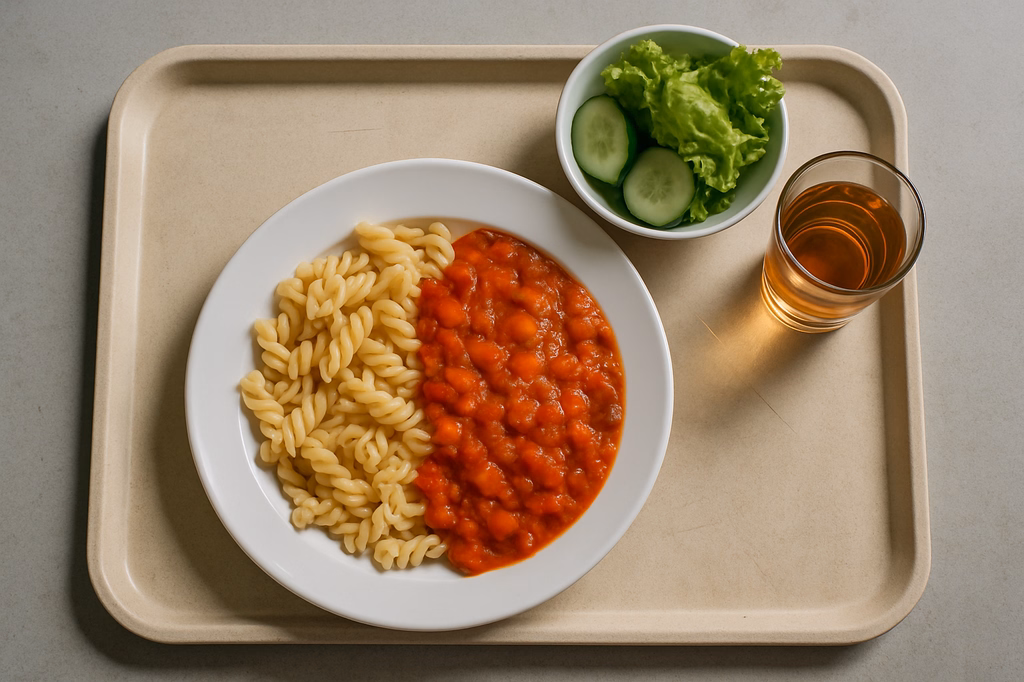 Pasta mit Tomaten Gemüsesugo (AI Generated)