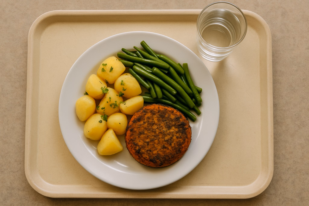 Kürbis Chiasamen "Veggie Burger" (AI Generated)