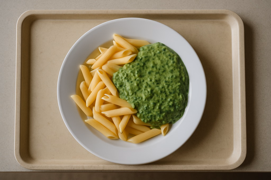 Penine Rigate mit Bärlauchsoße (AI Generated)