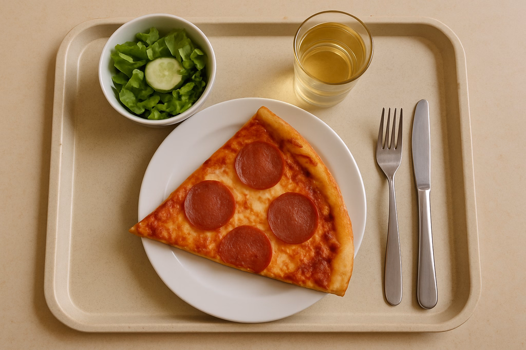 Pizza Slice Salami (AI Generated)