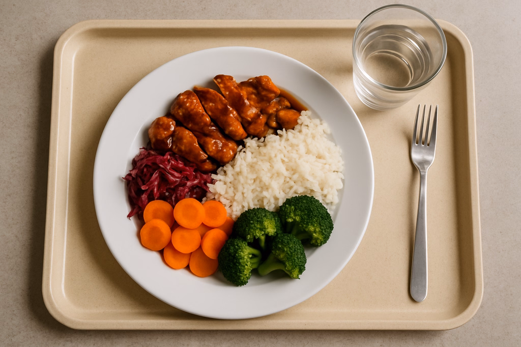 Protein - Bowl mit Teriyaki - Chicken (AI Generated)