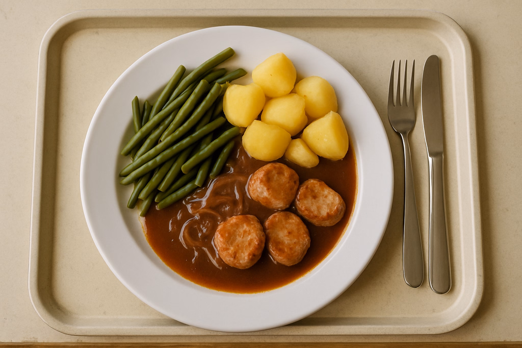 Schweinemedallions an Portwein - Zwiebelsoße (AI Generated)