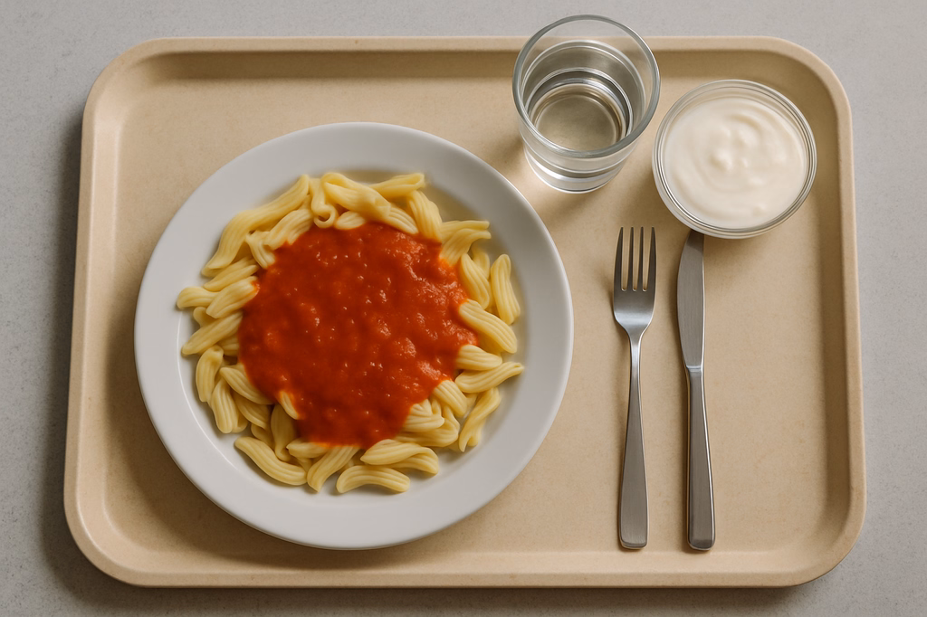 Nudeln mit Tomatensoße (AI Generated)