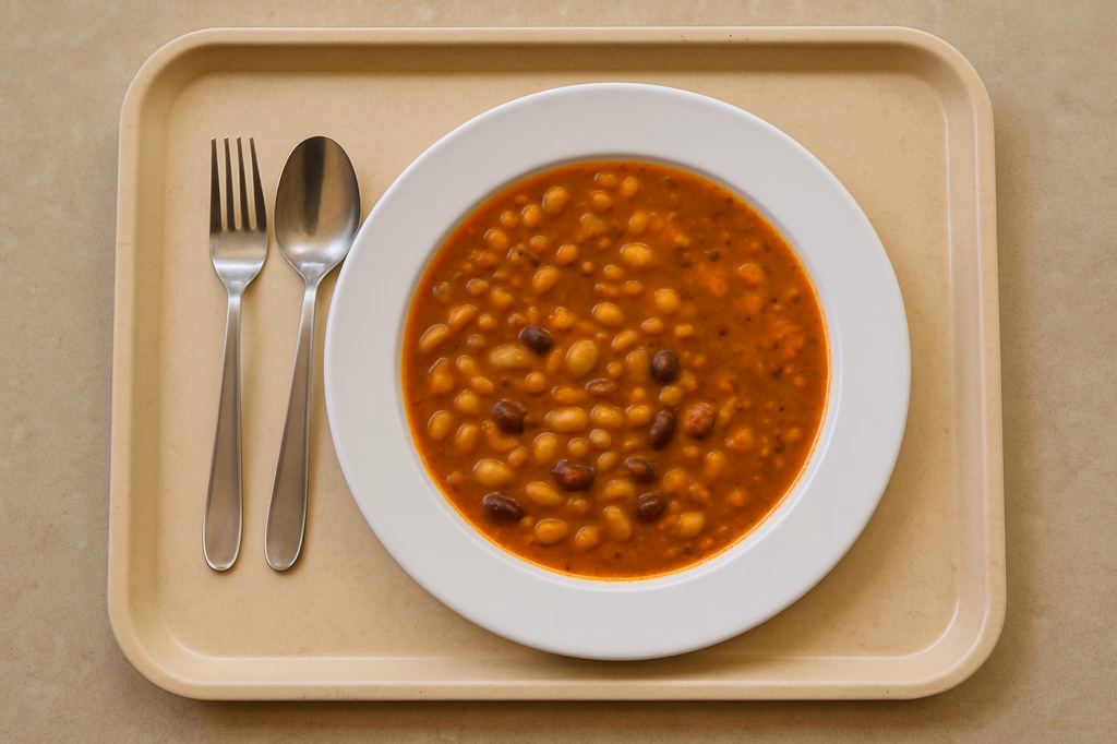 Levantinische Bohnensuppe "Makhloota" (AI Generated)