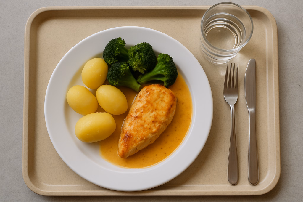 Maishähnchenbrust mit Lemon - Peppersoße (AI Generated)