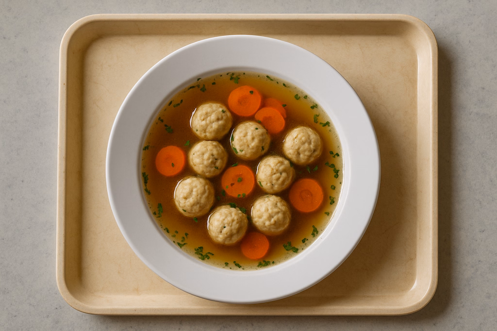 Klare Markklößchensuppe (AI Generated)