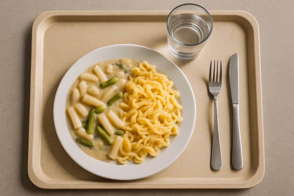 Pasta mit Spargelgemüsesoße (AI Generated)