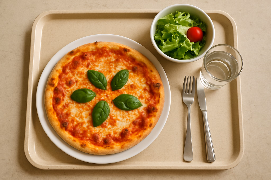 Pizza "Margherita" - Blech 26 cm Ø (AI Generated)