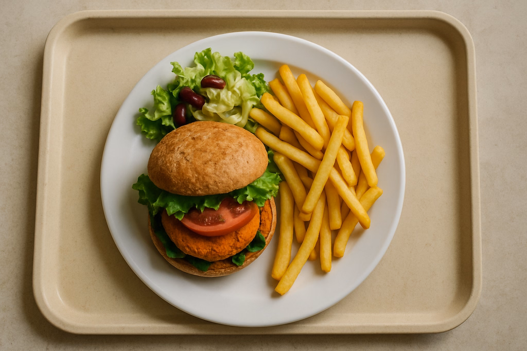 Süßkartoffel Burger (AI Generated)