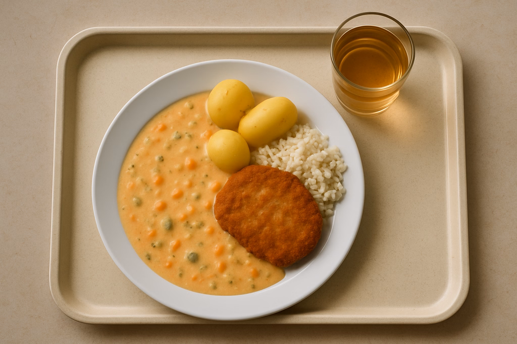 Gemüserahmsuppe (AI Generated)