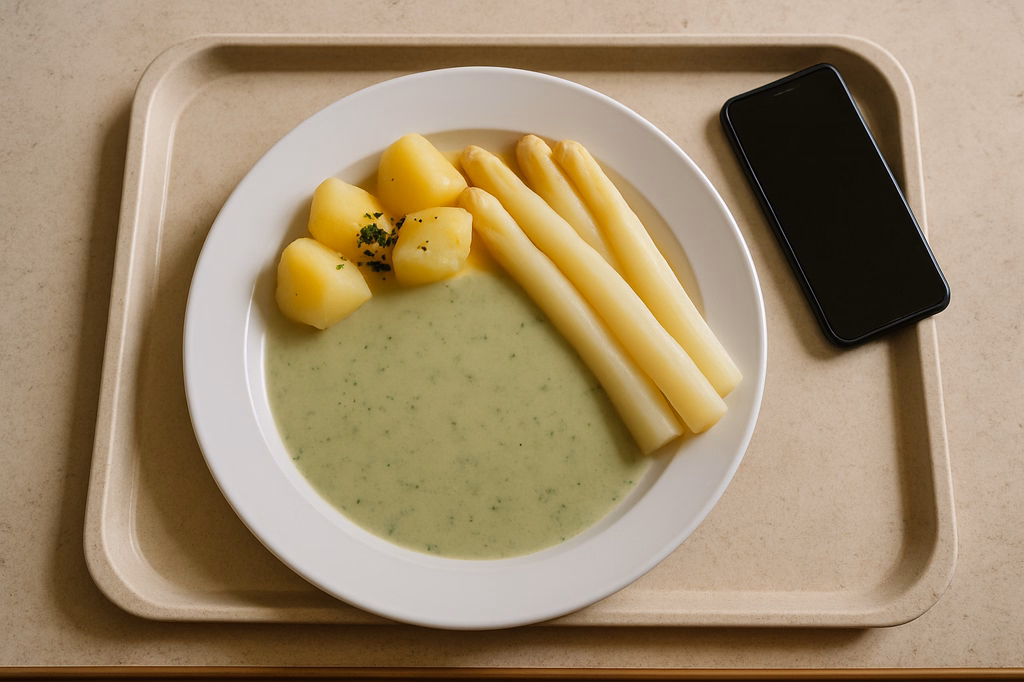 Bärlauch - Spargelcremesuppe (AI Generated)