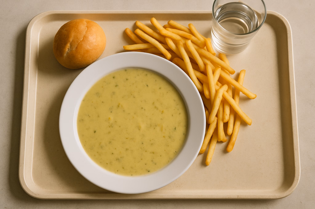 Vegane Soja - Lauch - Cremesuppe (AI Generated)