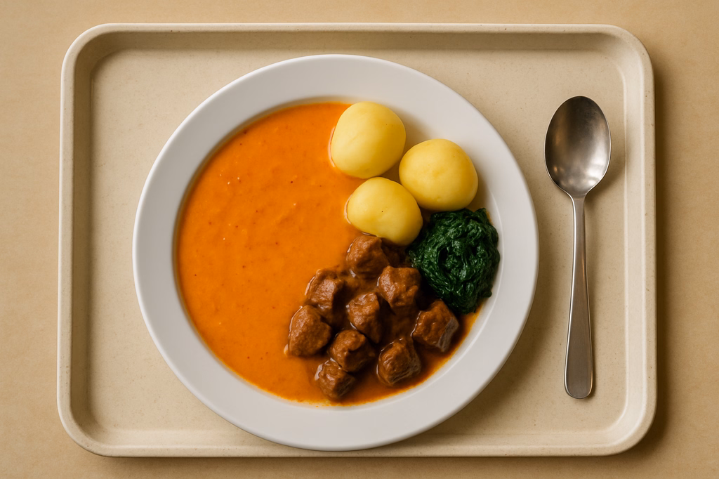 Leicht scharfe Süßkartoffelsuppe (AI Generated)
