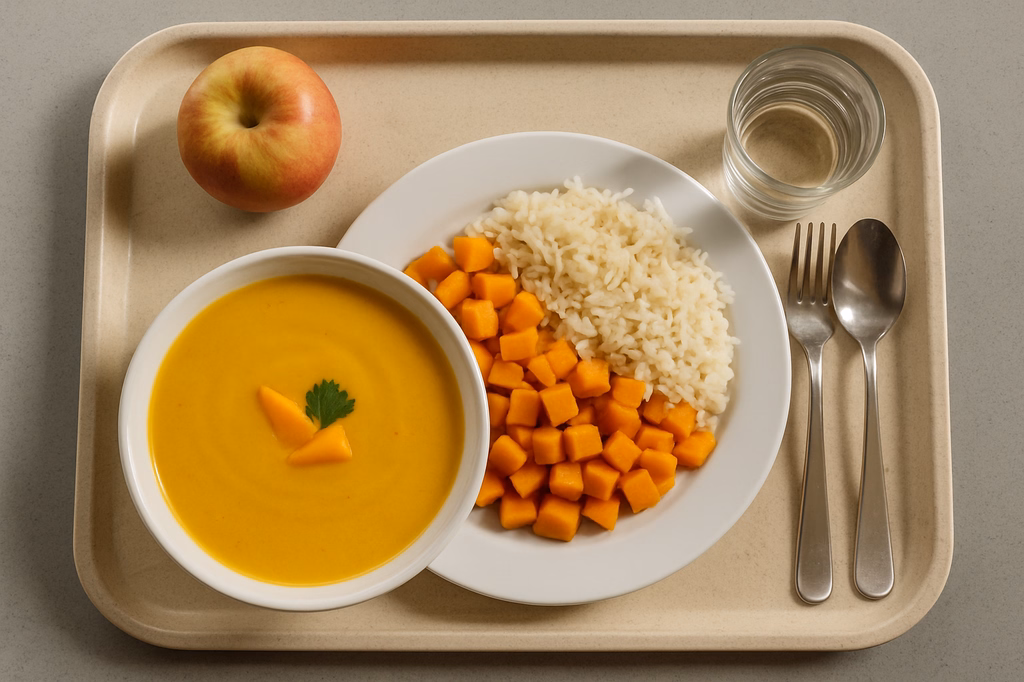 Mango Süßkartoffelcremesuppe (AI Generated)