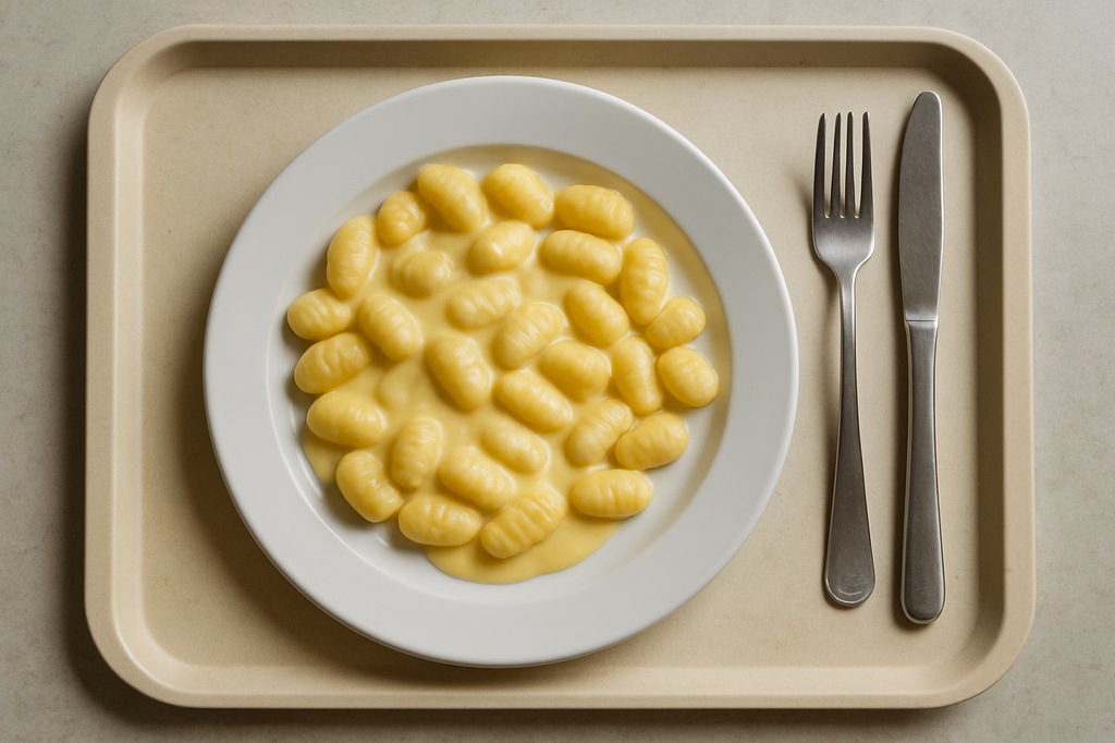 Kartoffelgnocchi mit Käsesoße (AI Generated)