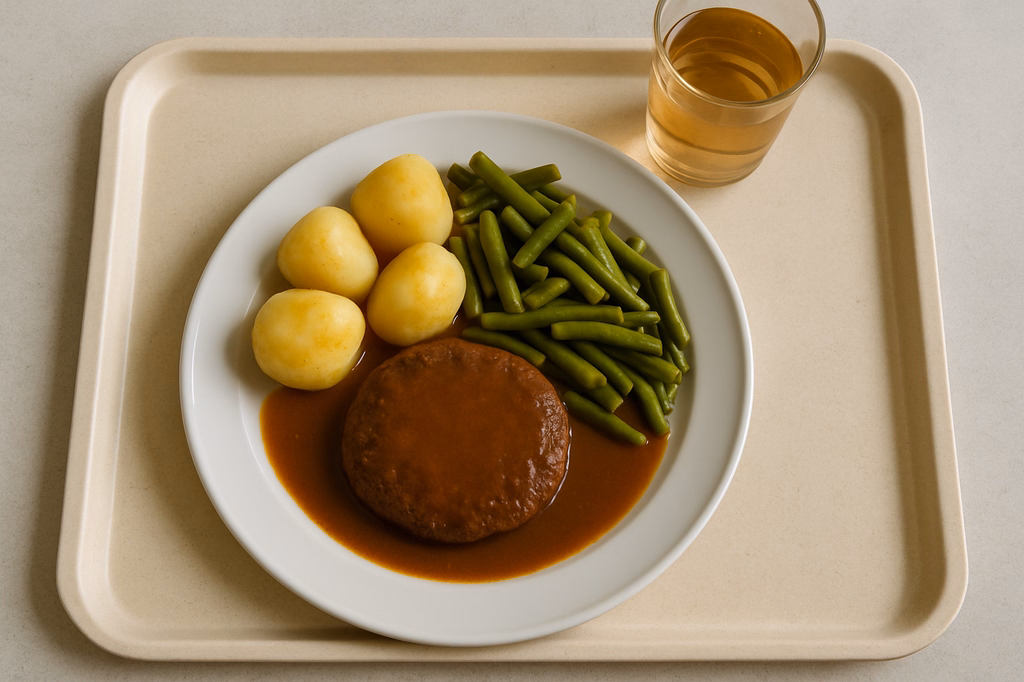 Rinderhacksteak Bratensoße (AI Generated)