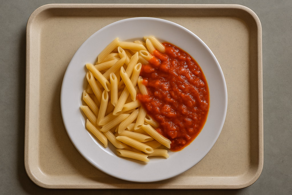 Pasta mit Arrabbiata Soße - leicht scharf - (AI Generated)