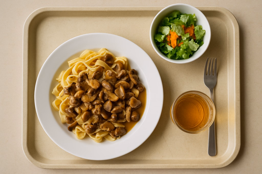 Tagliatelle mit Waldpilzen (AI Generated)