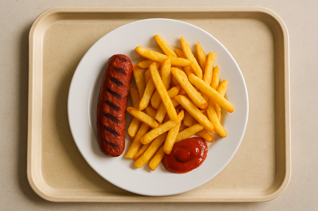 Vegane "B.B.Q. Griller" Steakhouse Pommes (AI Generated)