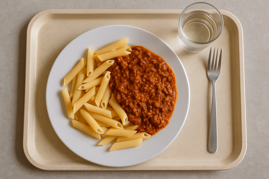 Pennenudeln mit Bolognesesoße (AI Generated)