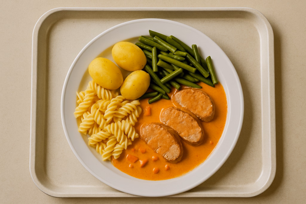 Schweinelendchen mit Paprikarahmsoße (AI Generated)