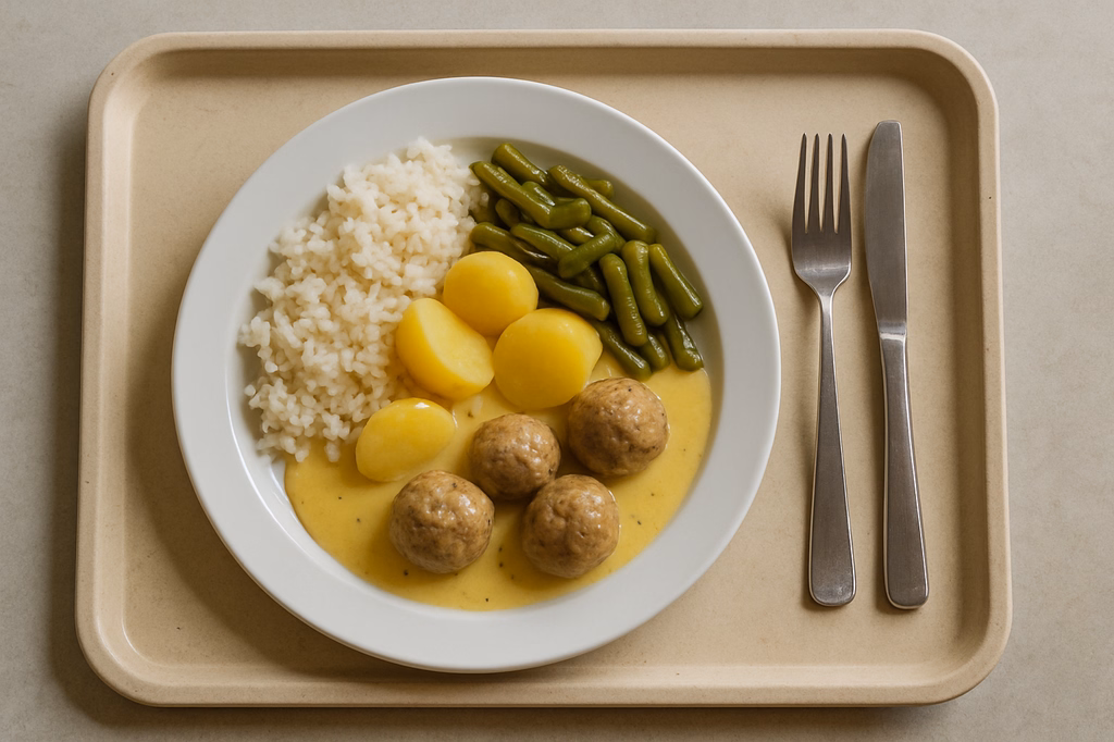 Fleischbällchen mit Lemon - Peppersoße (AI Generated)