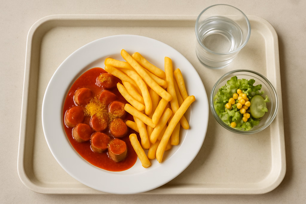 Vegane Currywurst "Classic Style" (AI Generated)