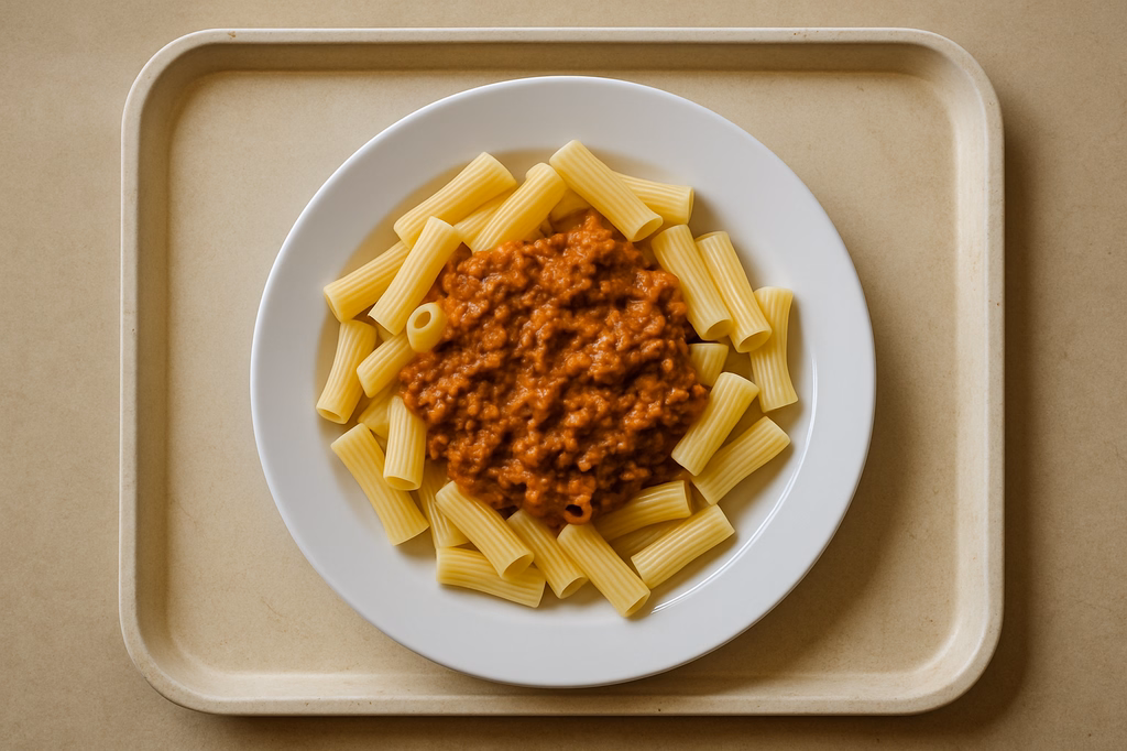 Rigatoni mit Bolognesesoße (AI Generated)