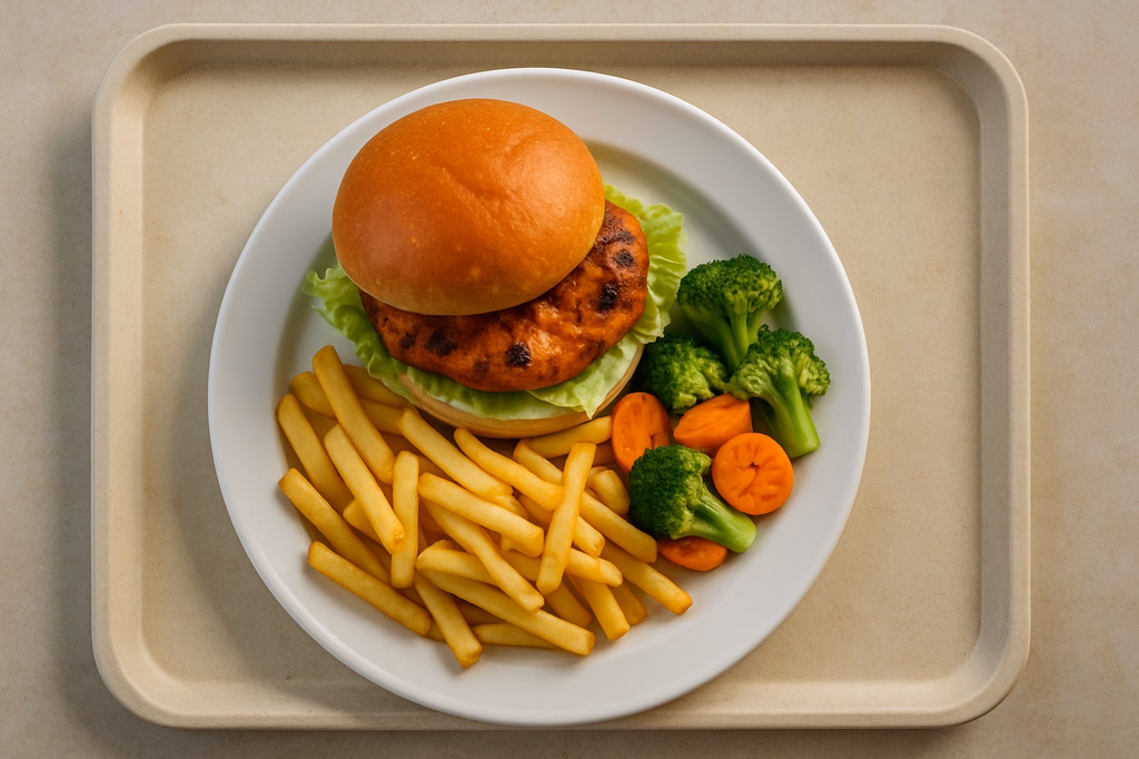 Indian Chicken - Burger "Tandoori Style" (AI Generated)
