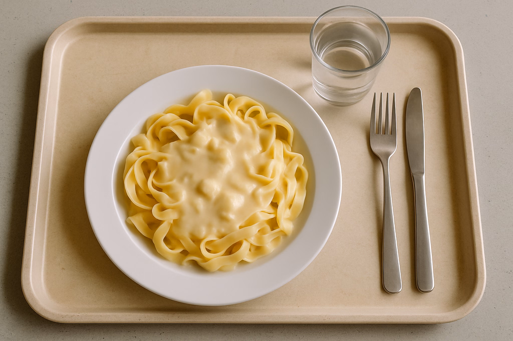 Tagliatelle an Bergkäsesoße (AI Generated)