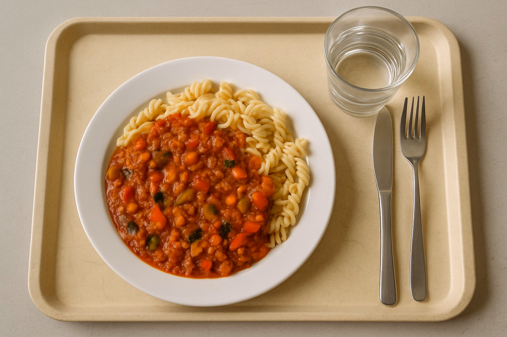 Pasta mit Gemüsebolognese (AI Generated)